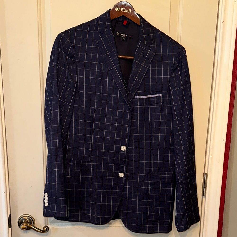 Daniel Cremieux Blue Checkered Blazer